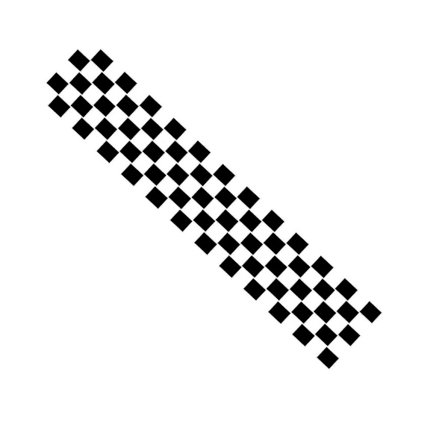 2 stk Universell Bilpanserstripklistremerke Bilracing Karosserisidestripe-dekal for Biler, SUV-er, Kjøretøy, Svart, 120*27cm