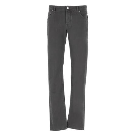 Jacob Cohën, Straight Jeans Grijs, Heren, Maat:W35