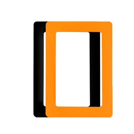 Magnetiske bilderammer Magneter Fotoramme ORANSJE