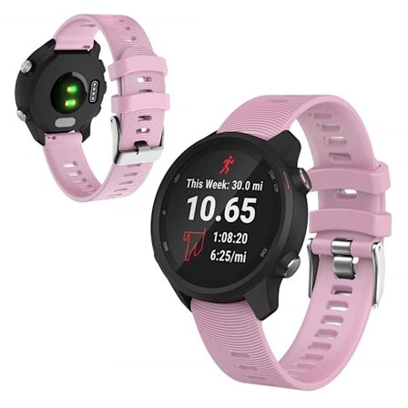 Garmin Vivomove / Forerunner 245 Music / 645 Music silikone Urrem - Lyserød