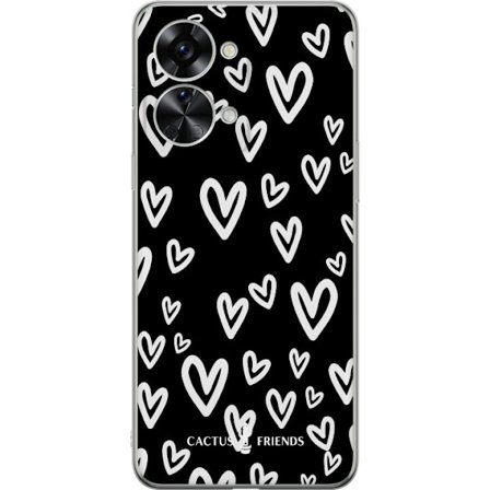 Yhteensopiva Puhelinkuori OnePlus OnePlus Nord 2T Cactus and Friends - Handdrawn Love Chaos