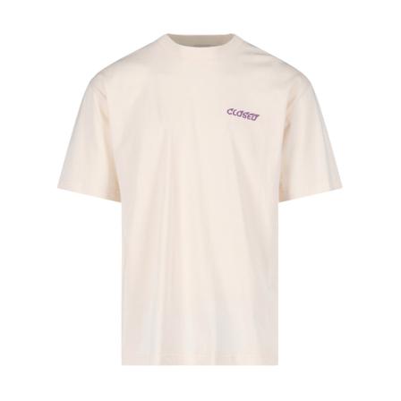 Closed, T-Shirts Wit, Heren, Maat:L
