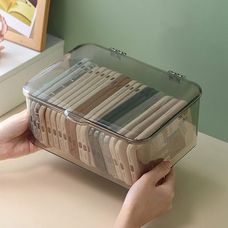 Akryl Diverse Opbevaringskurv Telefon Etui Holder Ins Transpare