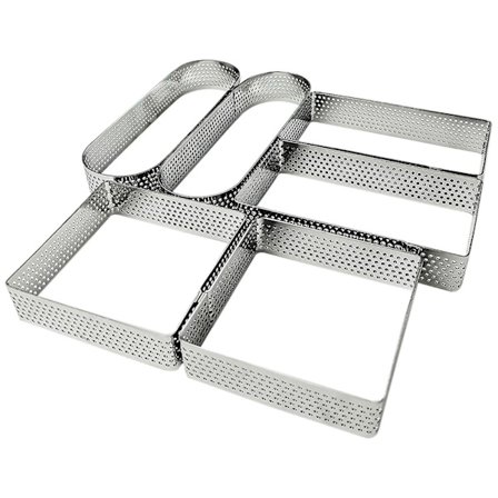 Oval Rektangulär Kvadratisk Kaksform Piatart Perforerad Ring