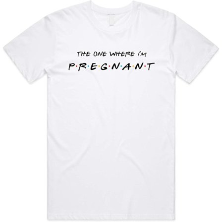 Den där jag är gravid Bästa vänner Ny mamma Graviditet Rolig mammapresent T-shirt