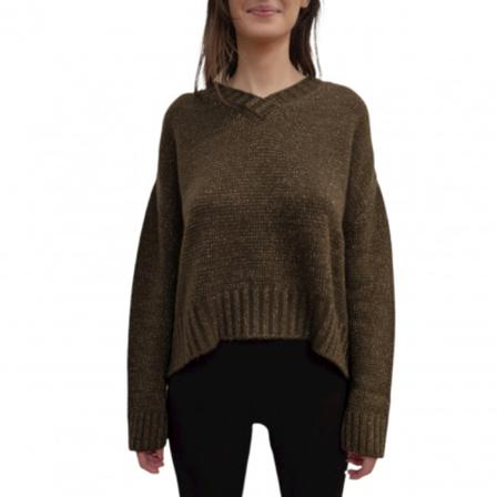 Allude - Stickade Tröjor & Koftor - Grön - Dam - Storlek: L, Dam, Storlek: L