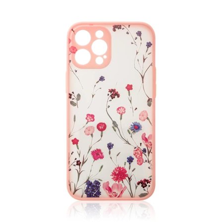 Design Case Skal med Ram iPhone 12 Pro Max - Rosa