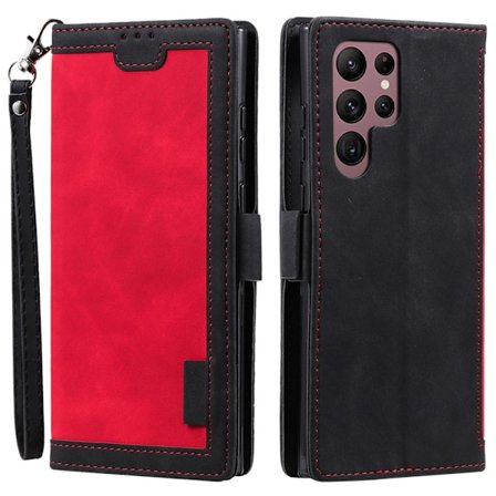 Surburbian Samsung Galaxy S23 Ultra Flippetui - Rød