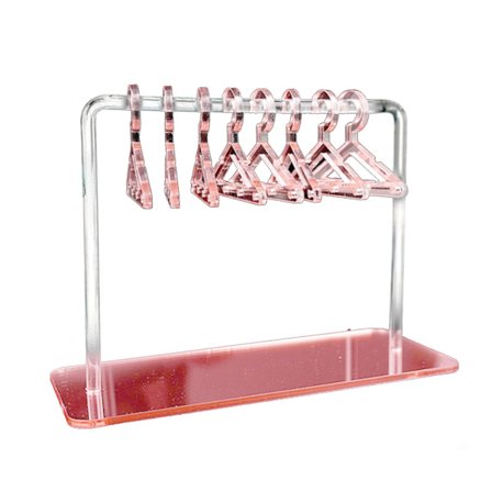 Ørepyntstativ, Klar Akryl Smykkeholder Med Mini Søte Henger