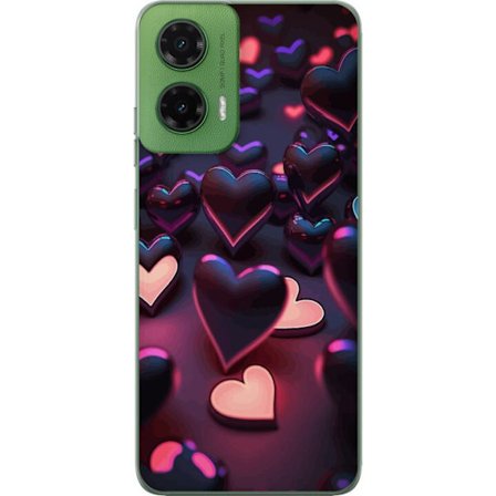 Yhteensopiva Puhelinkuori Motorola Motorola Moto G35 KeskiyönSydämet