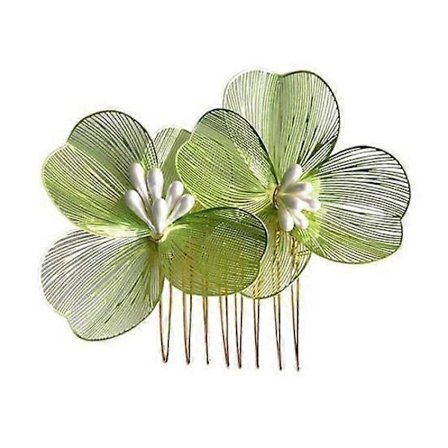 Korealainen Hiuskoriste Kampa Kukka Koriste Liukumaton Hiusklipsi Retro Häät Päähine Hiusasusteet_Super Lahja