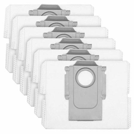 6-pack Dammsugarpåsar till Roborock Qrevo