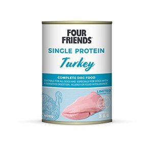 Four Friends Dog, Single Protein Turkey 400g