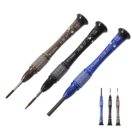 LJL138 skruvmejsel-set 3-i-1 metall och plast