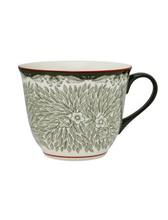 Ostindia Floris Mug 40Cl Green Home Tableware Cups & Mugs Coffee Cups Green Rörstrand