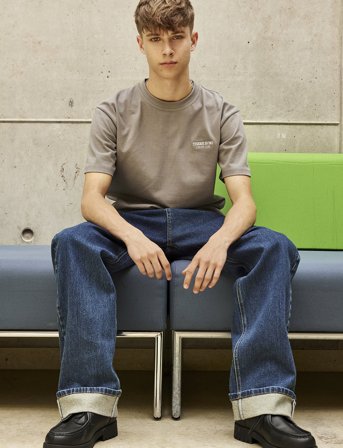 Hound Loose Jeans/Turn Up - Blue - 11Y/24