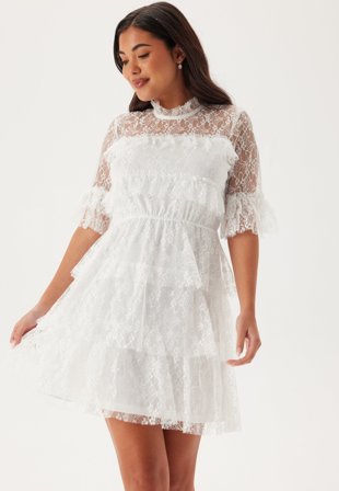 BUBBLEROOM - Frill Lace Dress - 44