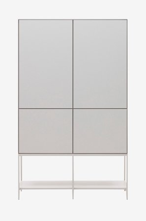 Kave Home - Högt sideboard Vedrana - Vit - Skänkar & sideboards - Från Homeroom