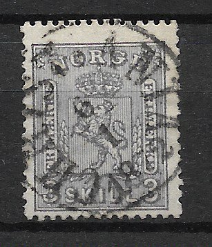 Norge 1867 - AFA 13 - Stemplet