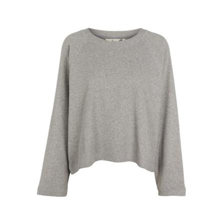 Basic Apparel Barbara Sweatshirt Grå, Dame Striktrøjer