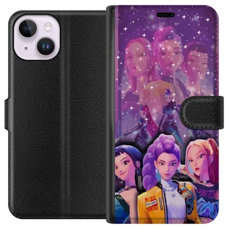 Kompatibel Tegnebogsetui til Apple Apple iPhone 14 Kpop Demon Jægere Zoey Mira Aya Frontline Stjerner Forenet Magi