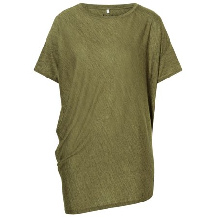Super.natural Women's Yoga Loose Tee Women Short sleeved fitness sweater Green XS