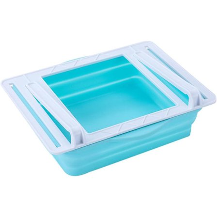 1st Box Låda Kylskåp Förvaringslåda Hopfällbar Frys Förvaringsbehållare Kylskåp Behållare Sqaure Kylskåp Hyllhållare Plastbehållare för förvaring av 