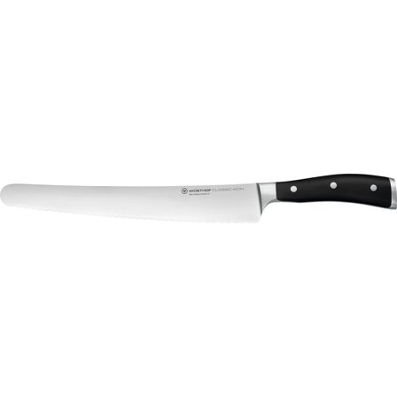 Wüsthof Classic Ikon Skinkekniv Svart 26 cm' - 'Stål