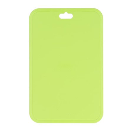 Rektangulært Skærebræt Plast Tyk Grøntsagsskærebræt Pad Køkkenredskaber Grøn
