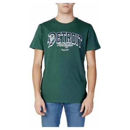 Jack & Jones T-Shirts , Groen , Heren , Maat: 2XL