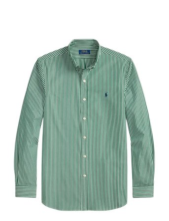 Polo Ralph Lauren | Custom Fit Striped Stretch Poplin Shirt | S