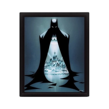 Ram Batman Gotham City 3D Animerad Effekt