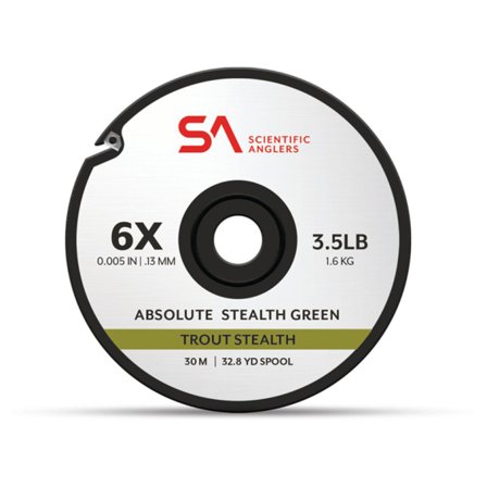 SA Absolute Trout Stealth Tippet Tippet Material 5X (0,15 mm)