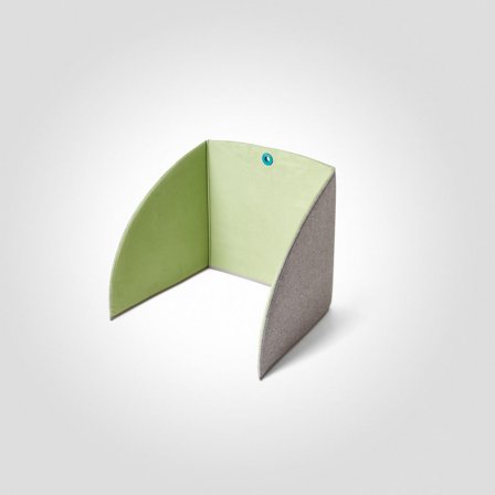 MATTING Bordsskärm 80 cm, grön - Lyreco - Skolmöbler och inredning - Ljudabsorbenter - Bordskärmar