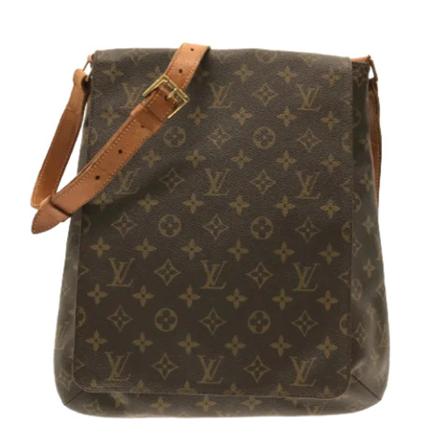 Louis Vuitton Vintage, Pre-owned Shoulder Bags Bruin, Dames, Maat:ONE Size,Canvas
