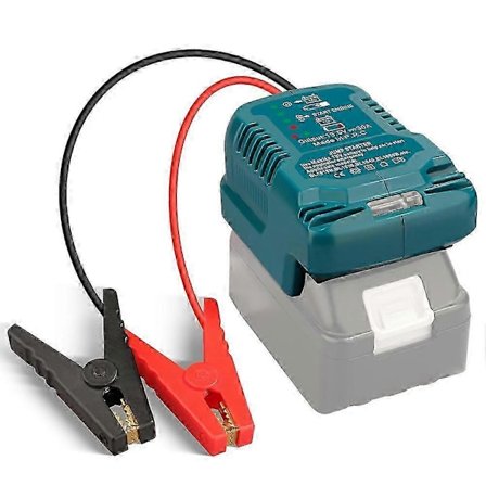 Startkabler Jump Kit for 18V Batteri, Jump Starting Adapter Auto Booster Kabel for Start av Bil Ved Hjelp av Verktøy