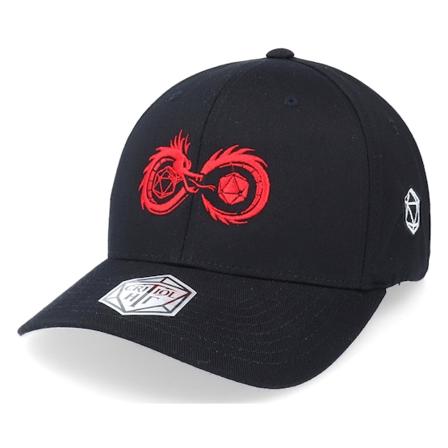 Critiql Hit - Svart flexfit Caps - Infinity Dragon Dice Black Flexfit @ Hatstore