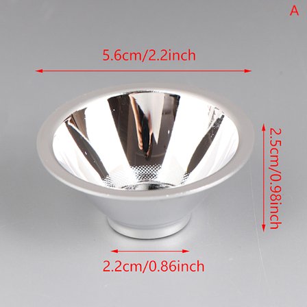 LED Aluminium Reflektor Cup uden monteringsplade Reflekterende Cu