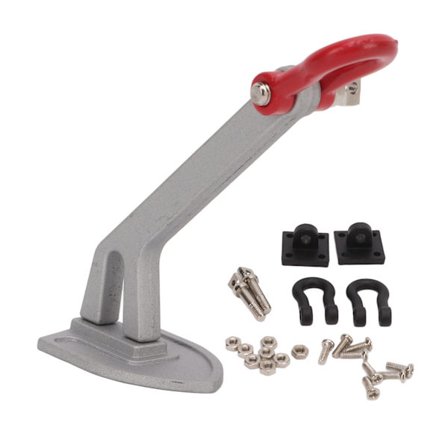 RC-auton vinssiankkuri alumiiniseosta kevyt helppo asennus hopeanvärinen 1 10 RC-telaketju