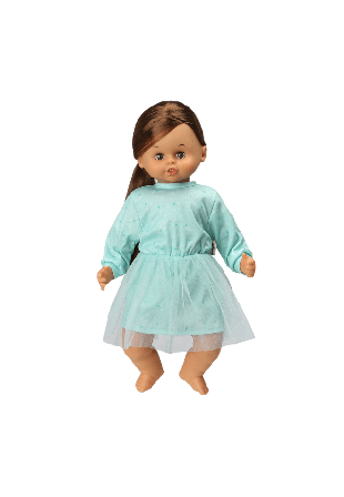 SKRÅLLAN Taldocka Mörkt Hår Dockor & figurer Unisex 45CM