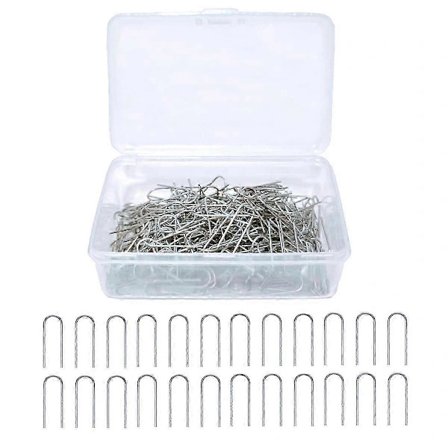 300 Stykker Højtemperatur Nichrome Tråd Hopperinge til Keramiske Ornamenter, Glasprojekter, Porcelæn Sølv