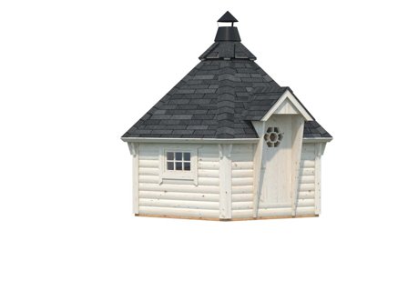 Palmako Eva Grillkåta 9,2 m²/inv. 8,7 m², obehandlad, Uterum