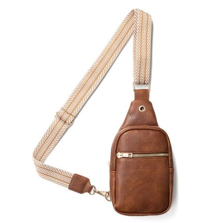 Bærbar liten crossbody-veske for kvinner
