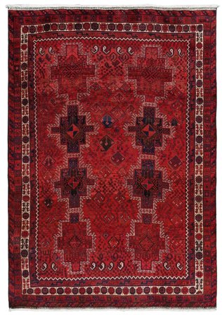 200X285 Tapis Lori D'orient Rouge Foncé/Noir (Laine, Perse) Carpetvista