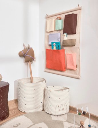 Saga Wall Storage 1 Patterned OYOY MINI