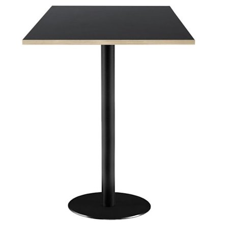 Højt bord 60 x 60 cm - sort Rom model med trækanter