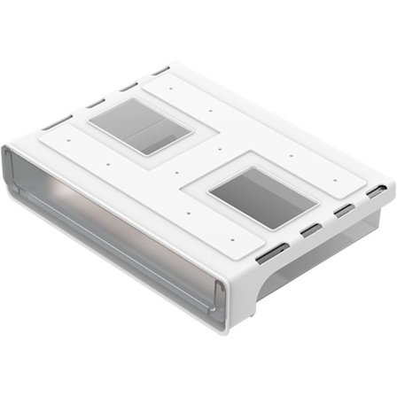 Låda under skrivbordet, genomskinliga förvaringslådor under skrivbordet, klibbiga lådor under skrivbordet, för kontorsmaterial fjärrkontroll laddare 