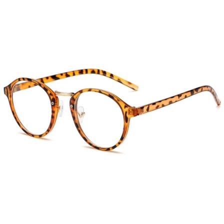 TG Eleganta Retro-lasit (Ilman Voimakkuutta) Leopardikuvio