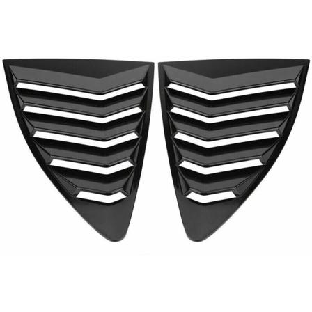 Blank svart ABS bil bakre kvart vindu vindusvisir deksel for Toyota 86 Scion Frs Subaru