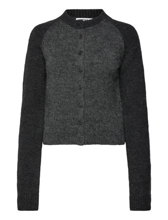 Weekday Soft Slim Fit Buttoned Cardigan - Grey - S